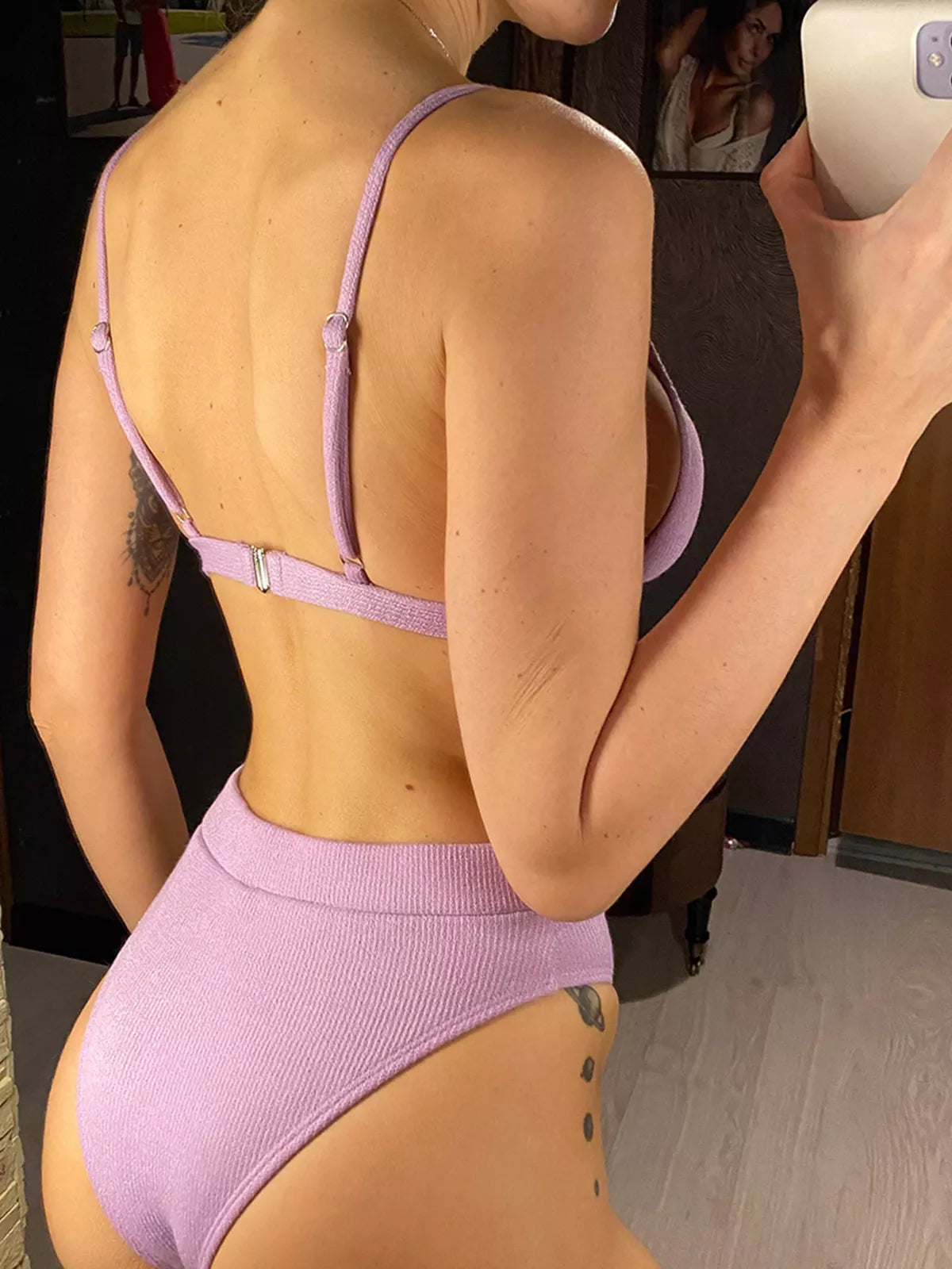 Pastel Purple - High waist