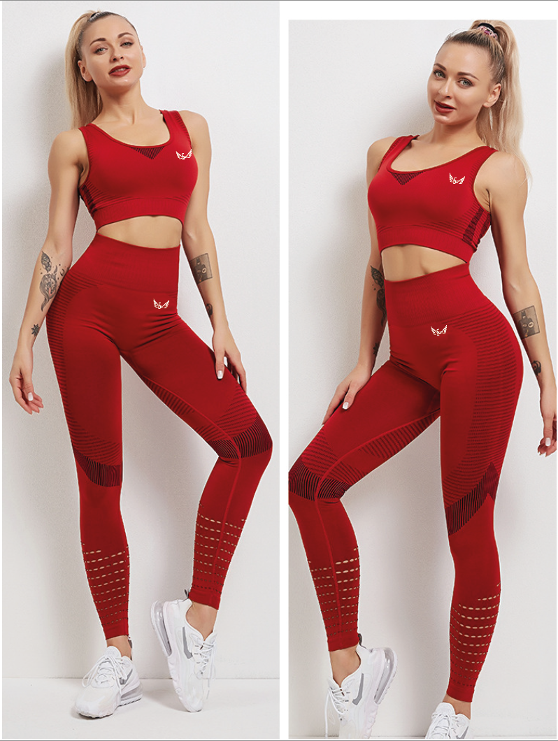 Athletic sport beha - Red - Lola's sportswear