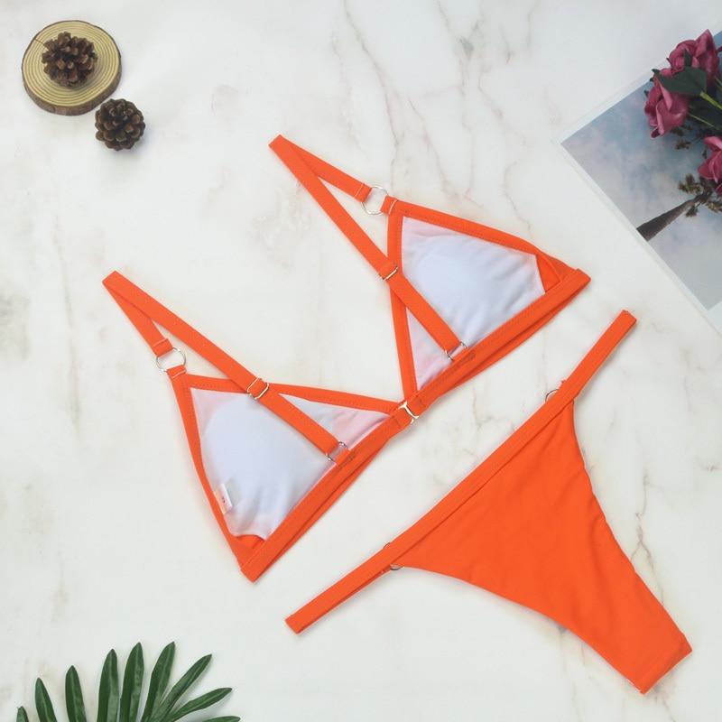 Oranje thong - bikini
