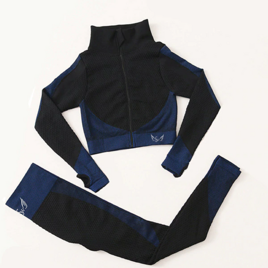 Black blue - 2 Set vest - Lola's sportswear